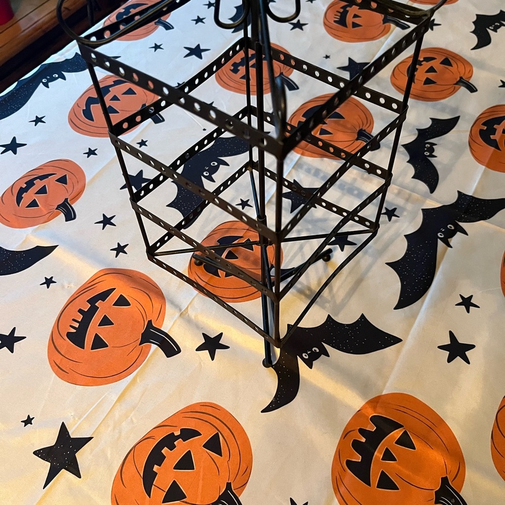 Black Metal Storage Rack